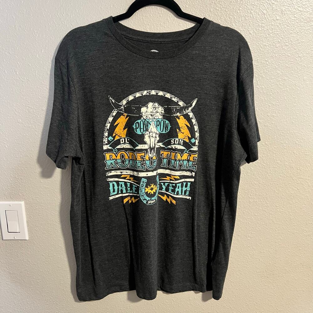 Dale Brisby X Rock & Roll Denim Western Graphic T-Shirt Size Large